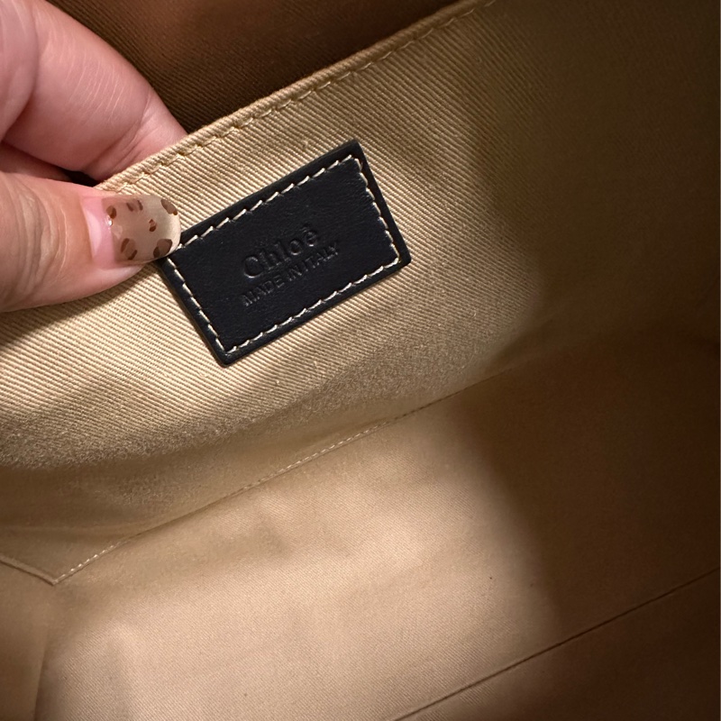 Chloe Woody 中號托特包 (海軍藍)-4