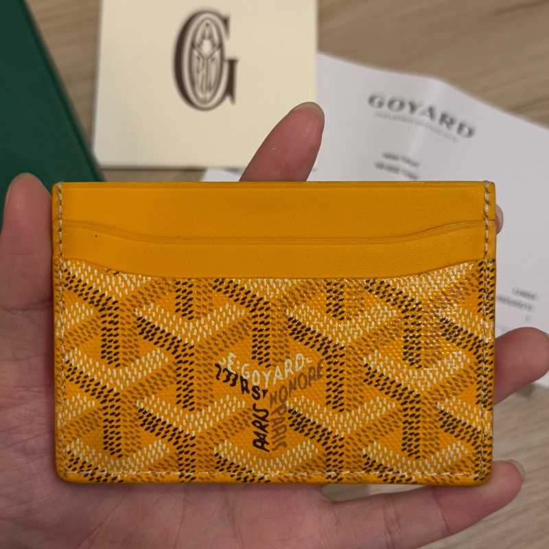 GOYARD 黃色卡夾-3