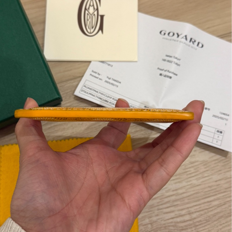 GOYARD 黃色卡夾-4