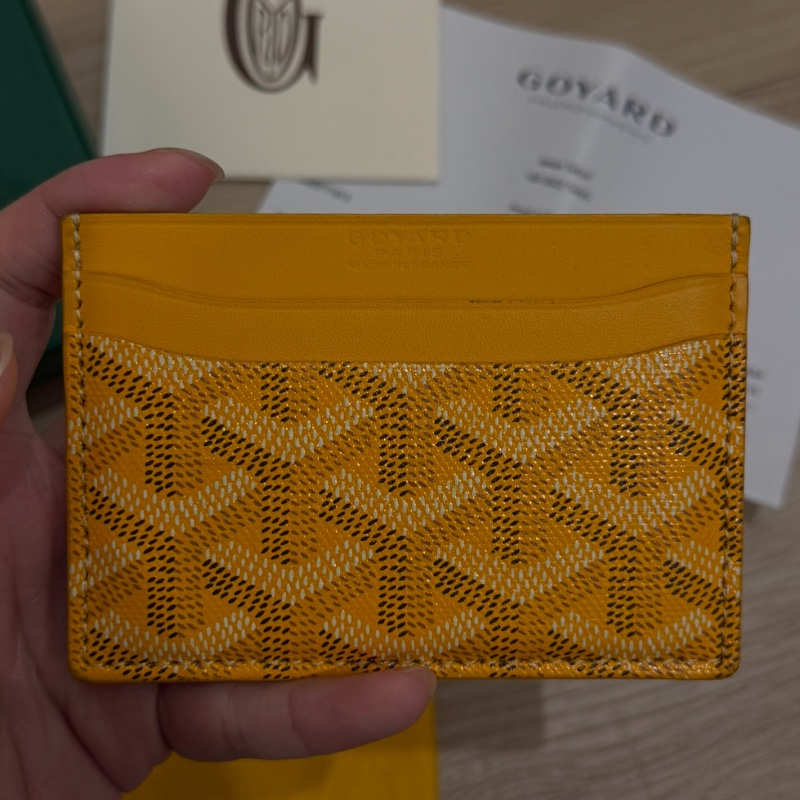 GOYARD 黃色卡夾-5