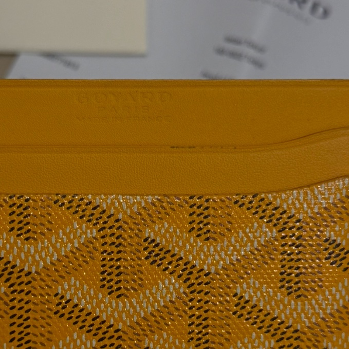GOYARD 黃色卡夾-9