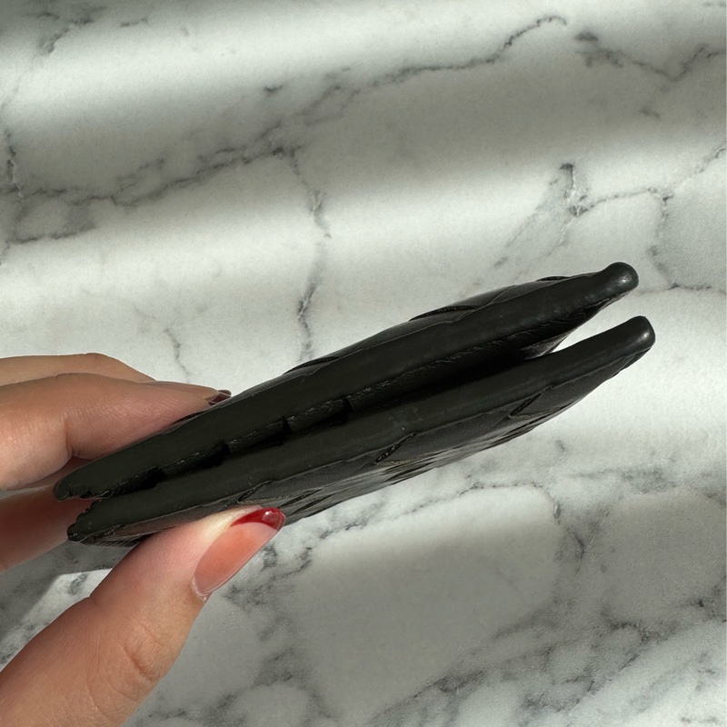 BV黑色編織對開短夾 經典款❤️‍🔥-5