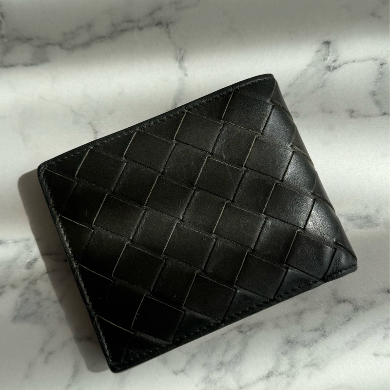 BV黑色編織對開短夾 經典款❤️‍🔥-6