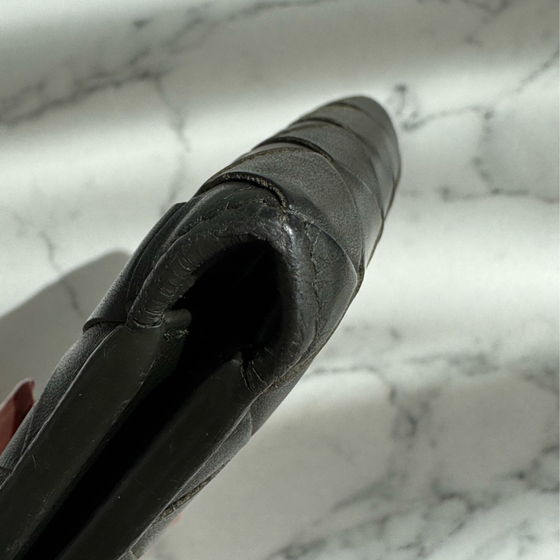 BV黑色編織對開短夾 經典款❤️‍🔥-9