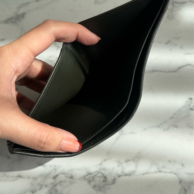 BV黑色編織對開短夾 經典款❤️‍🔥-13