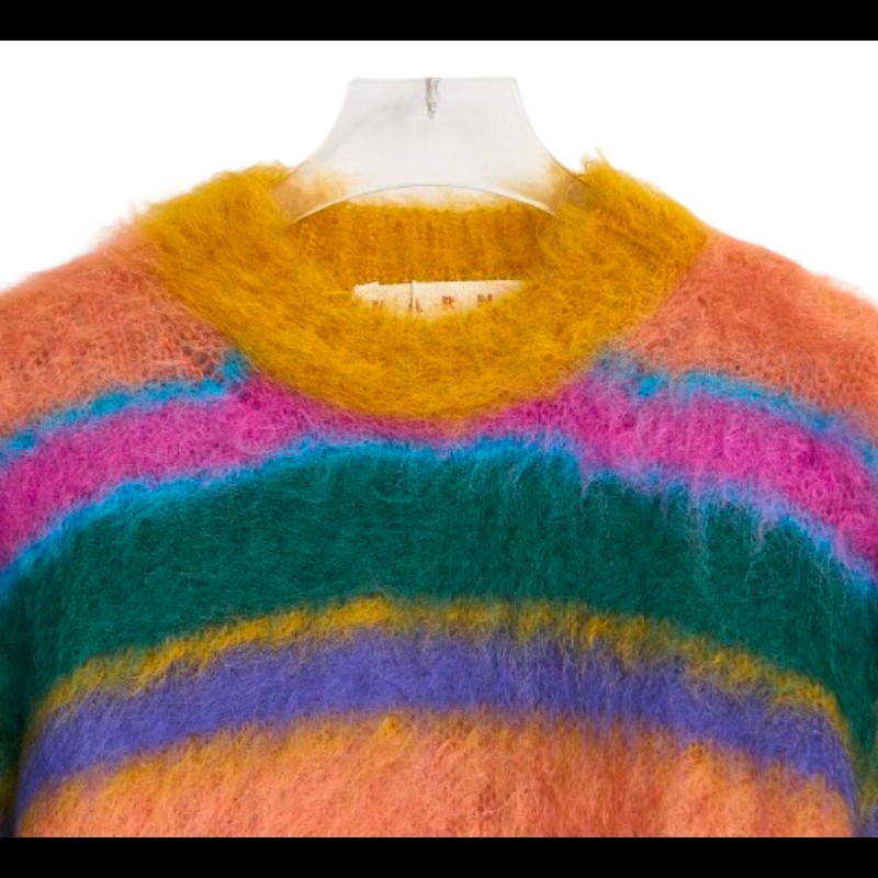 Marni 馬海毛橫條紋上衣 意大利碼40-2