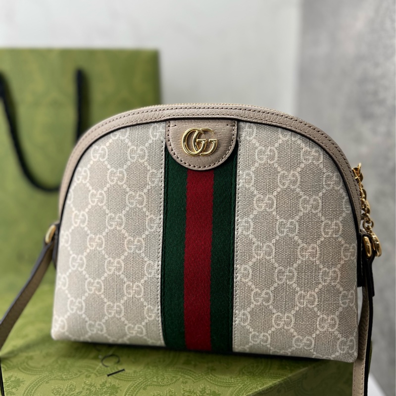 💗香緹國際精品💗 808 Gucci 貝殼包 📌奶茶色-0