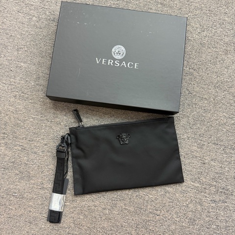 Versace 美杜莎 防水料手包 26x16cm