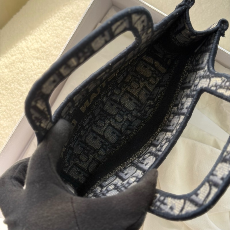 （台灣購證🇹🇼)Dior book tote 迷你托特包手提包-12