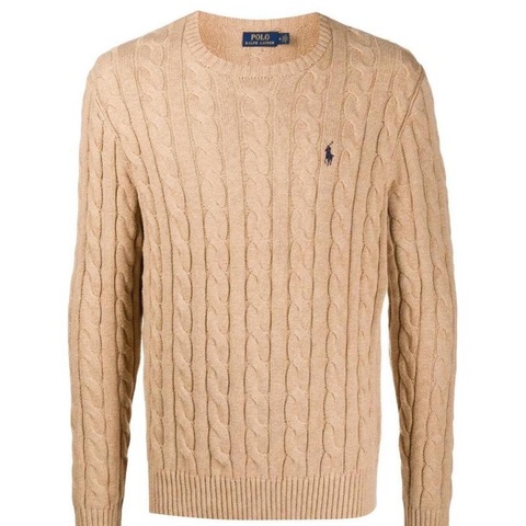 Polo Ralph Lauren 男士 logo粗絞花針織套