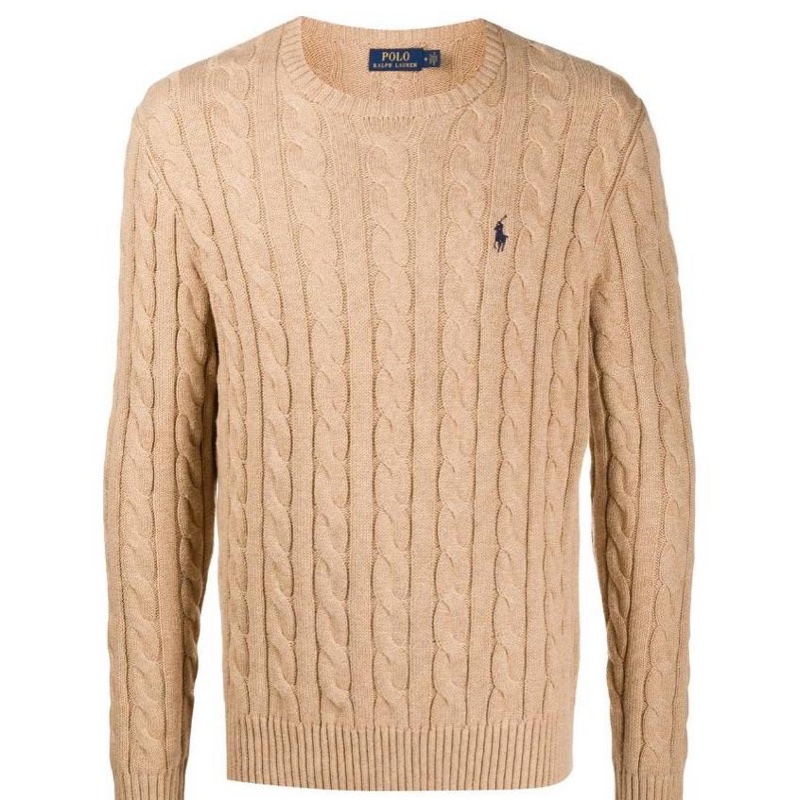 Polo Ralph Lauren 男士 logo粗絞花針織套-0