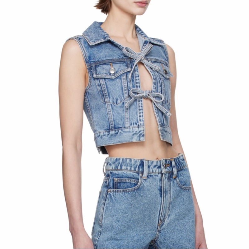 Alexander Wang 女士 牛仔背心XXS XS S M L碼-4