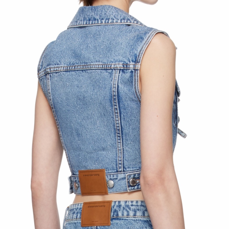 Alexander Wang 女士 牛仔背心XXS XS S M L碼-5