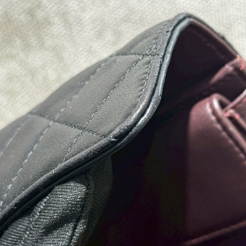 CHANEL 經典雙C菱格小羊皮長夾-19