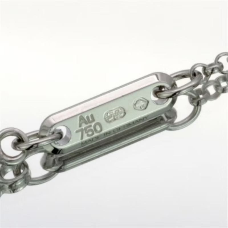 蕭邦 CHOPARD HAPPY HEARTS 18K金 土耳其石 鑽石 愛心型 項鍊 項鏈 吊墜-9