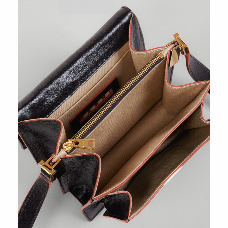 Marni 女士 Trunk 單肩包均碼碼長：16cm，寬：8cm，高：13cm-1