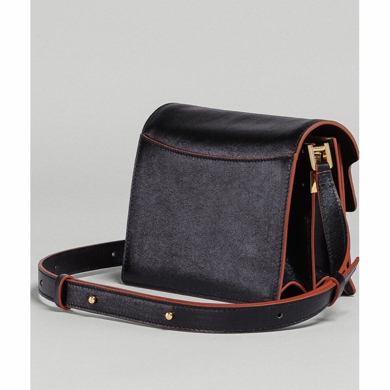 Marni 女士 Trunk 單肩包均碼碼長：16cm，寬：8cm，高：13cm-2