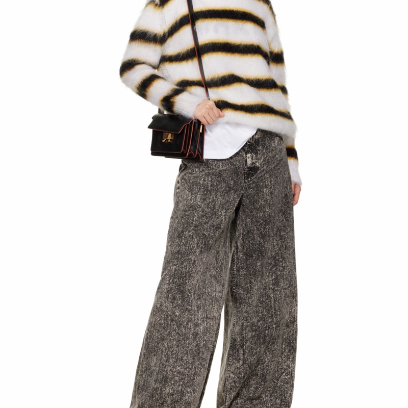 Marni 女士 Trunk 單肩包均碼碼長：16cm，寬：8cm，高：13cm-4