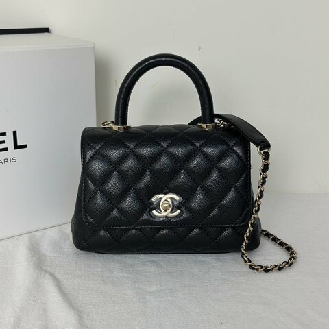 CHANEL Coco handle - mini黑金