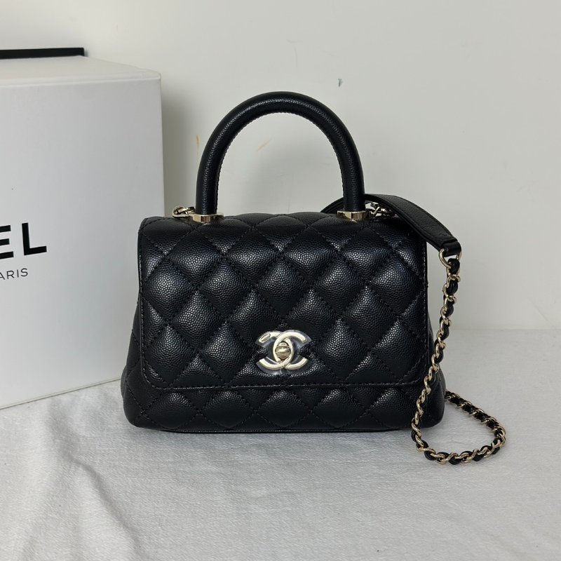 CHANEL Coco handle - mini黑金-0