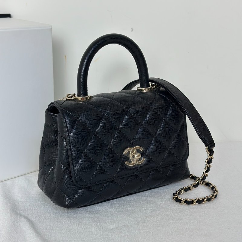 CHANEL Coco handle - mini黑金-2