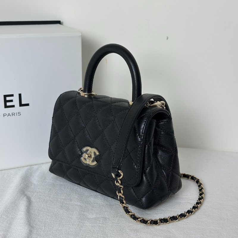 CHANEL Coco handle - mini黑金-3
