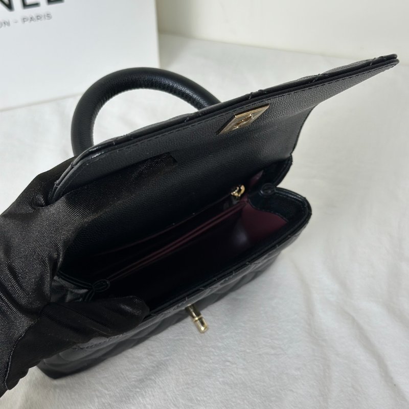 CHANEL Coco handle - mini黑金-5