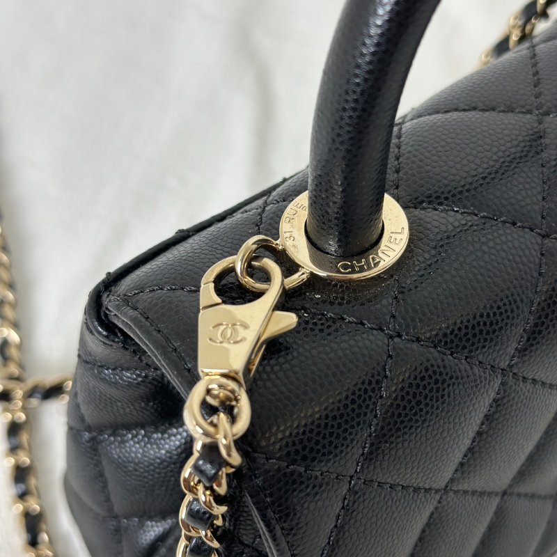 CHANEL Coco handle - mini黑金-6