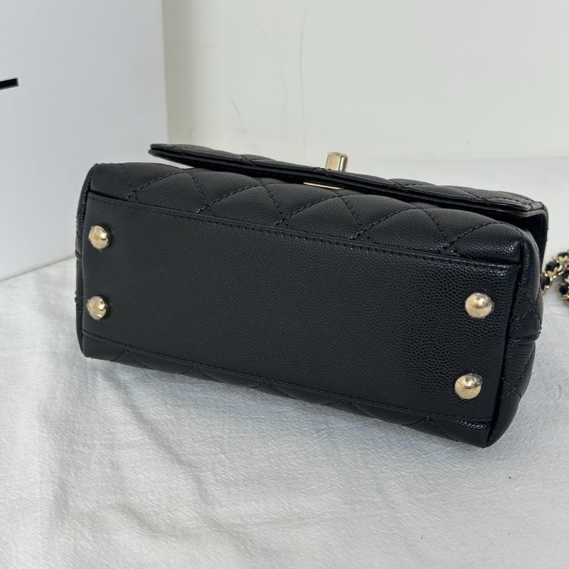 CHANEL Coco handle - mini黑金-10
