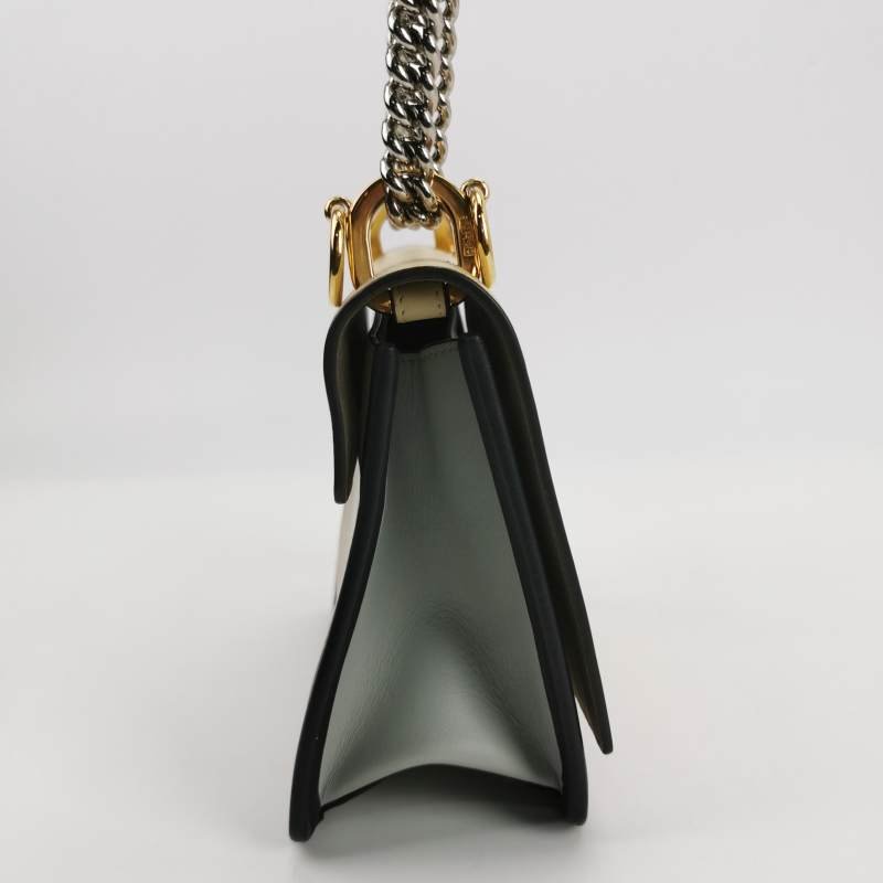 Fendi Kan I F小號牛皮純色F is Fendi標誌單肩包斜挎包-3