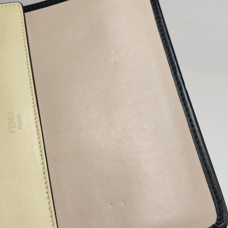 Fendi Kan I F小號牛皮純色F is Fendi標誌單肩包斜挎包-15