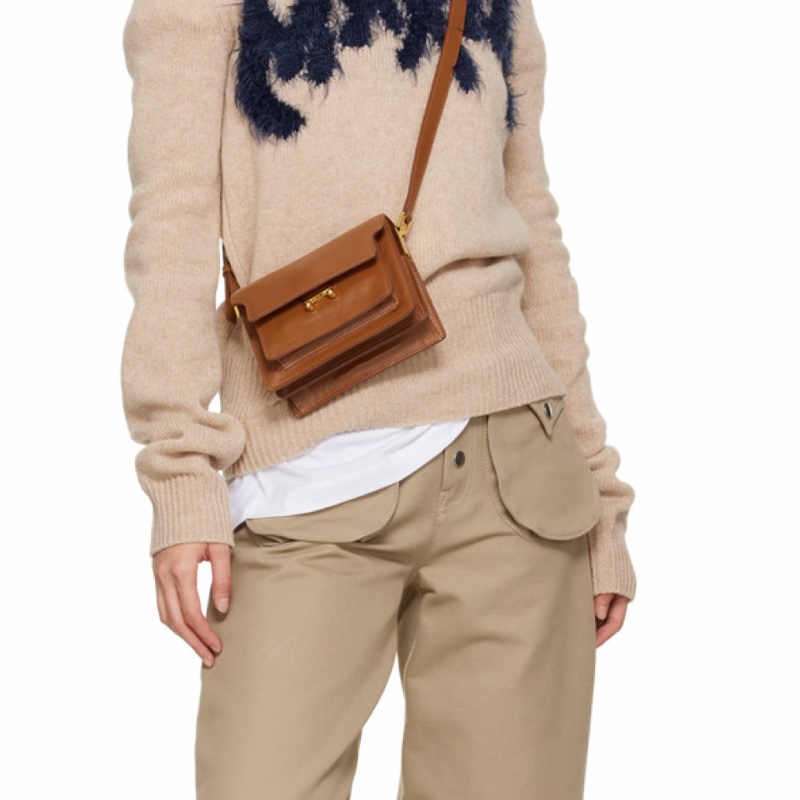 Marni 女士 迷你TRUNK斜挎包均碼碼MINI、17cm*10cm*12cm-8