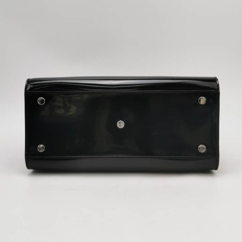 Saint Laurent Sac de Jour 小號牛皮純色字母徽標風琴包單肩包-5