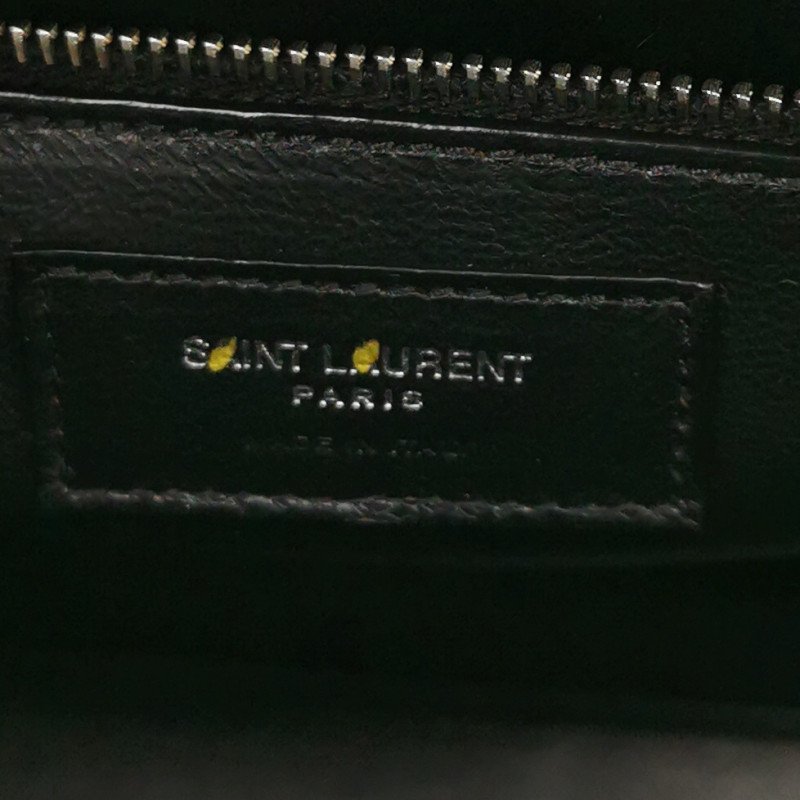 Saint Laurent Sac de Jour 小號牛皮純色字母徽標風琴包單肩包-7