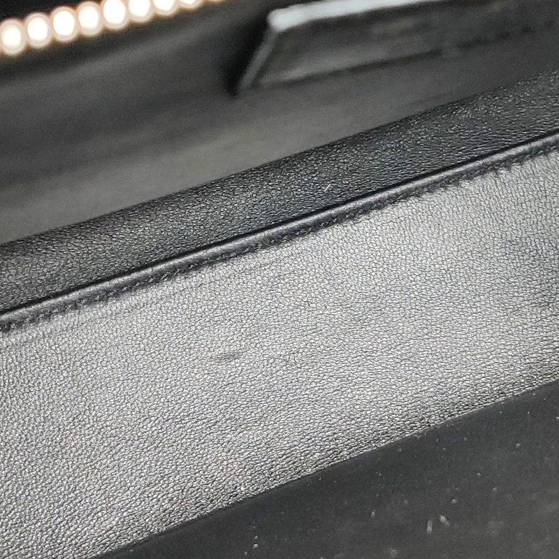 Saint Laurent Sac de Jour 小號牛皮純色字母徽標風琴包單肩包-10