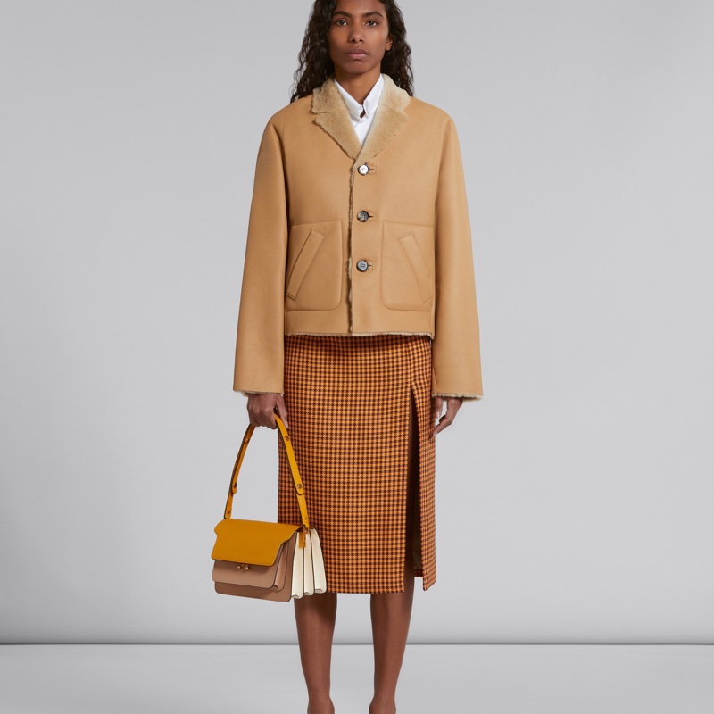 Marni 女士 徽標單肩包均碼碼常規、23cm*16cm*16cm-5