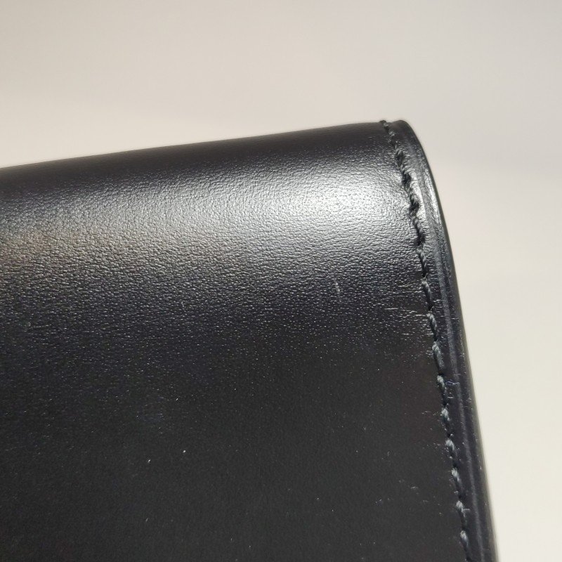 Louis Vuitton(LV)Louise牛皮純色logo標誌手拿包-12