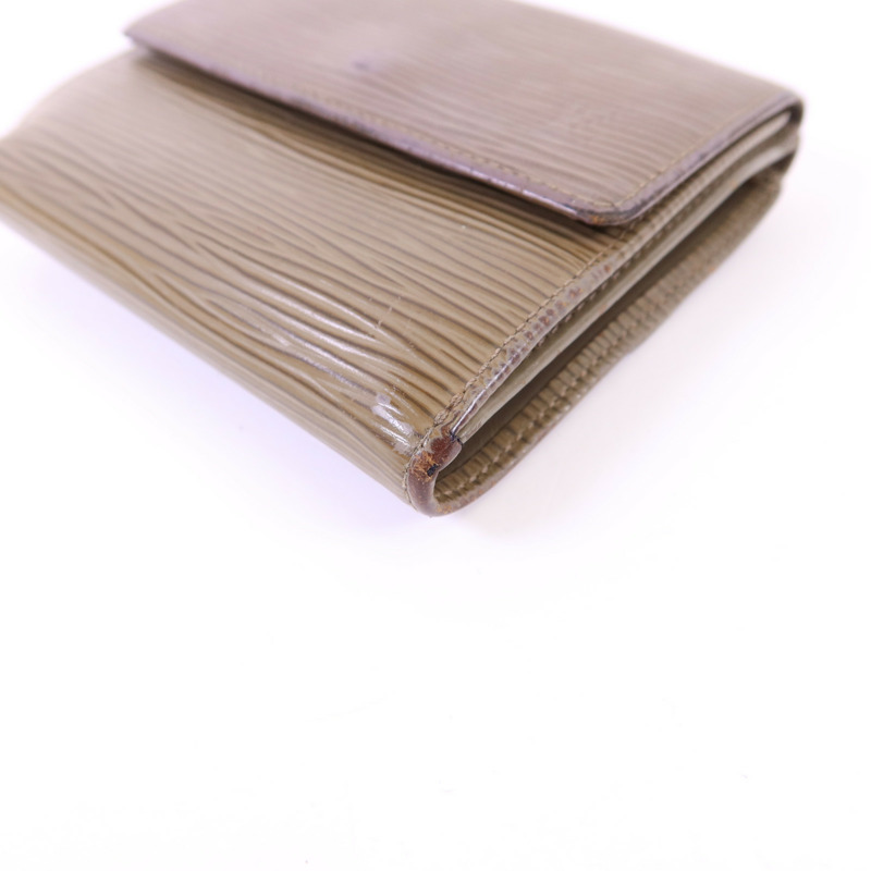 LOUIS VUITTON Epi Trifold Wallet金扣錢包-10