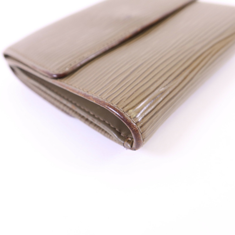 LOUIS VUITTON Epi Trifold Wallet金扣錢包-13
