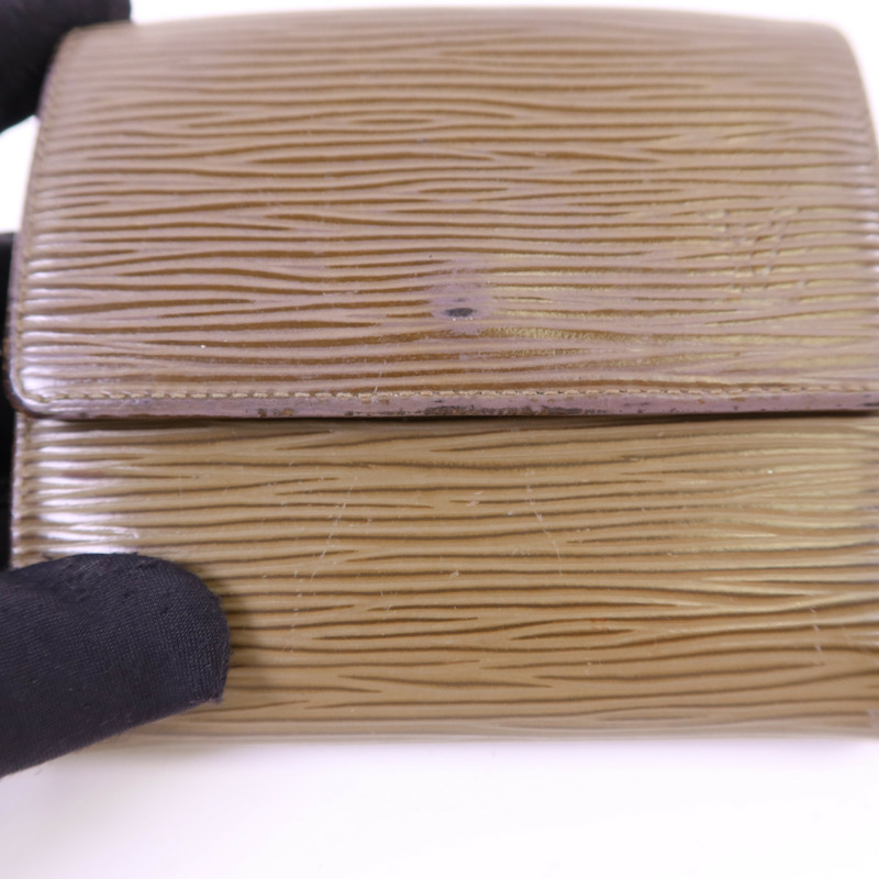 LOUIS VUITTON Epi Trifold Wallet金扣錢包-19