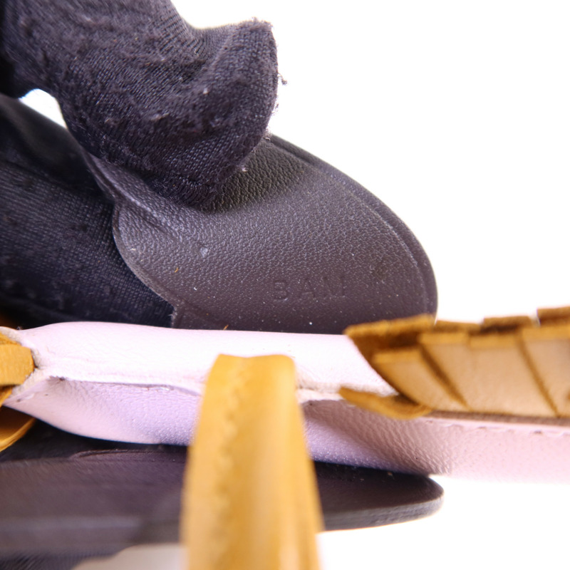 HERMES Milo/Swift皮革Rodeo Pegase PM掛飾Sesame/Ebene/Mauve Pale-5