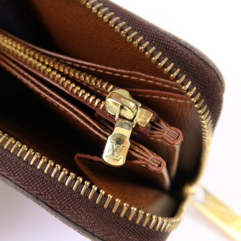 LOUIS VUITTON Monogram Zipper Long Wallet金扣長錢包-7