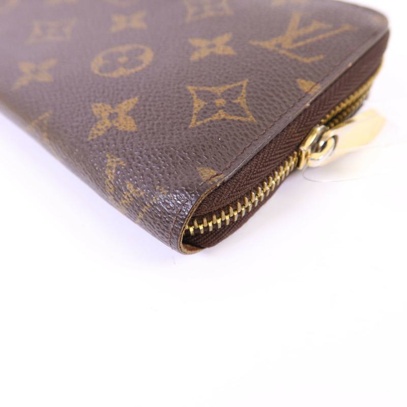 LOUIS VUITTON Monogram Zipper Long Wallet金扣長錢包-9