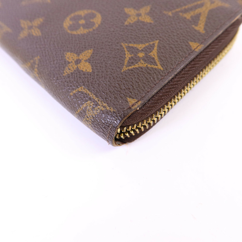 LOUIS VUITTON Monogram Zipper Long Wallet金扣長錢包-11