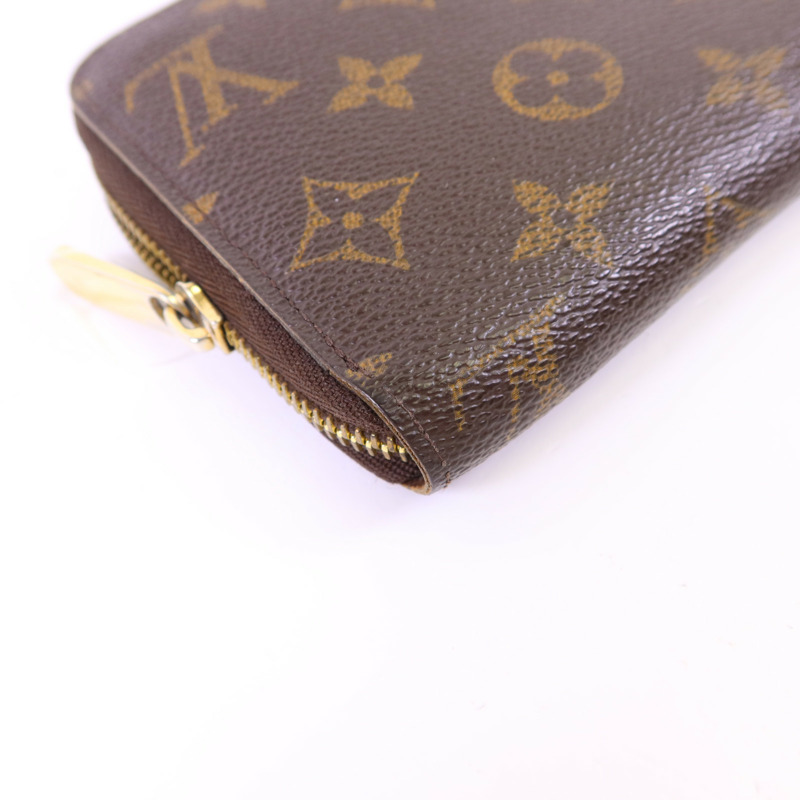 LOUIS VUITTON Monogram Zipper Long Wallet金扣長錢包-12
