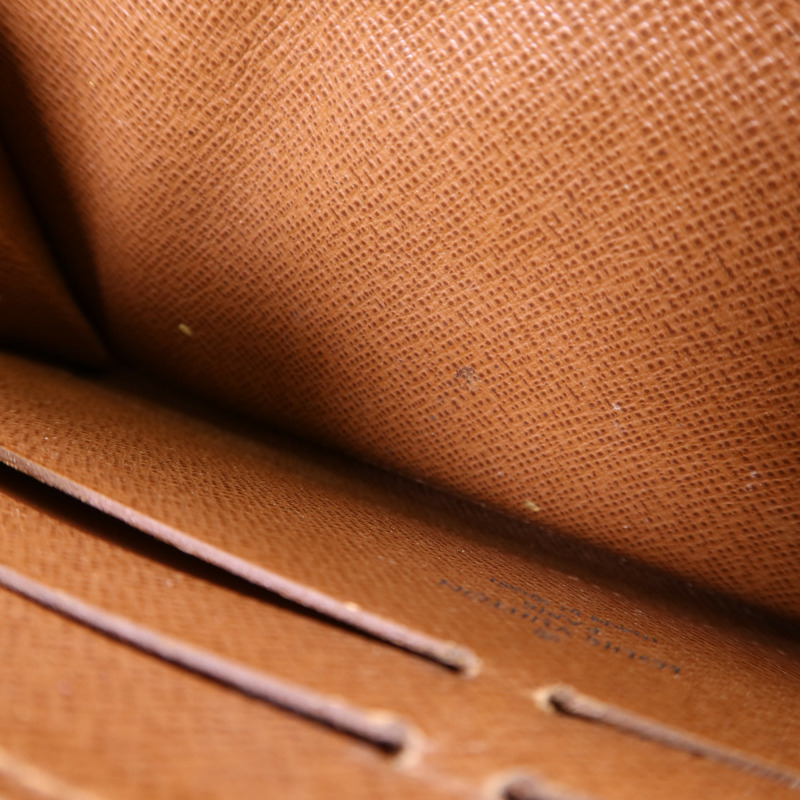 LOUIS VUITTON Monogram Zipper Long Wallet金扣長錢包-13