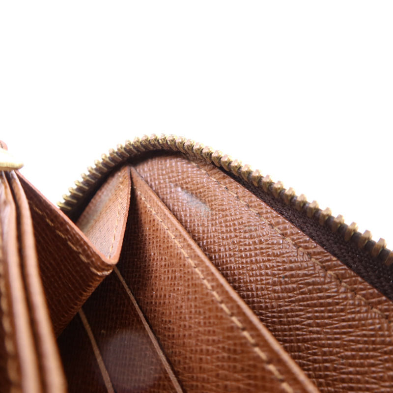 LOUIS VUITTON Monogram Zipper Long Wallet金扣長錢包-16