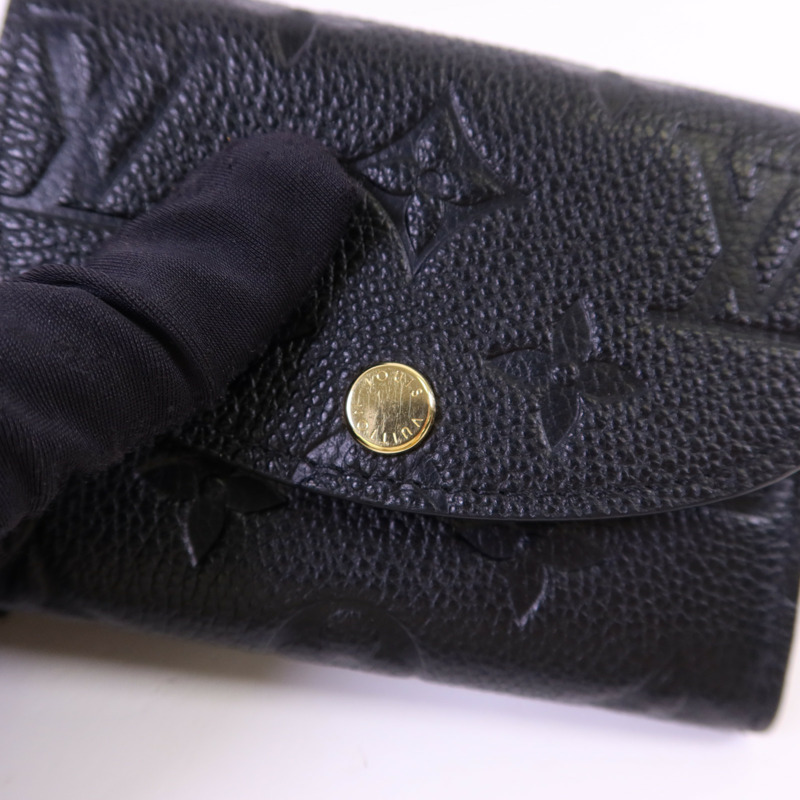 LOUIS VUITTON Monogram Empreinte Rosalie金扣零錢包-6
