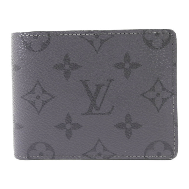 LOUIS VUITTON Monogram Eclipse Reverse Slender Wallet錢包-0