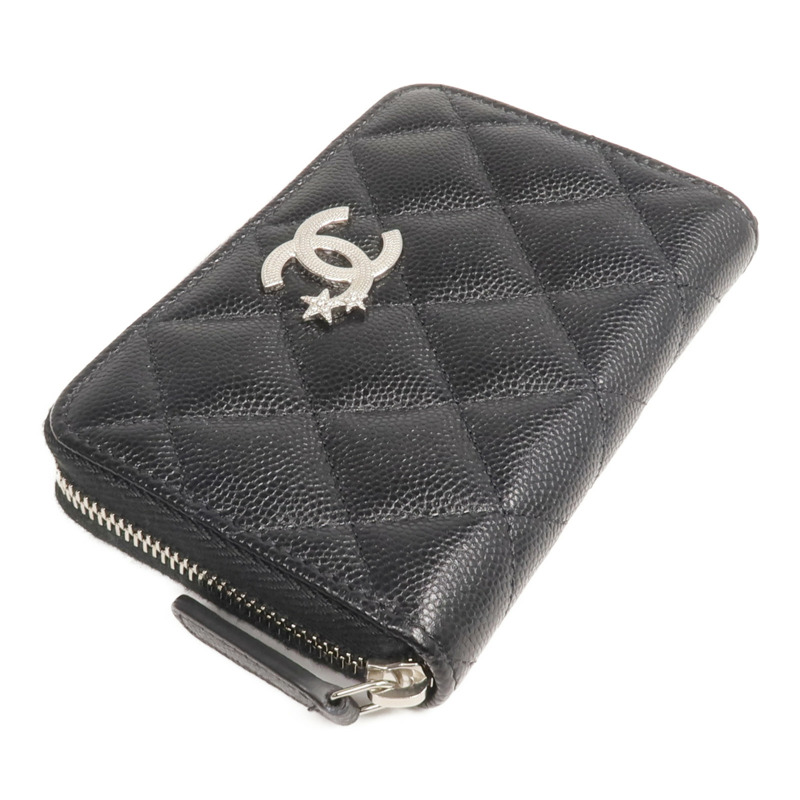 CHANEL 牛皮皮革Coin/Card Case銀扣零錢包/卡片套-3